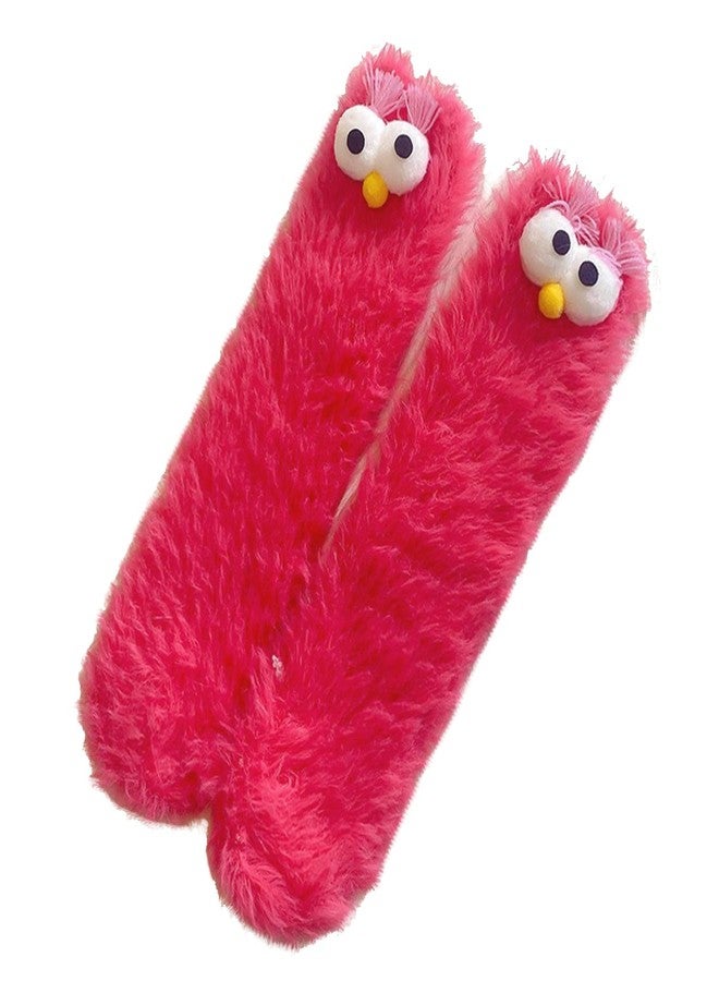 TFTSR Crazy Funny Fuzzy Silly Socks for Kids Women,Girls Fluffy Slipper Novelty Fun Socks,Boy Men Cute Cozy Soft Animal Sock - Image 1